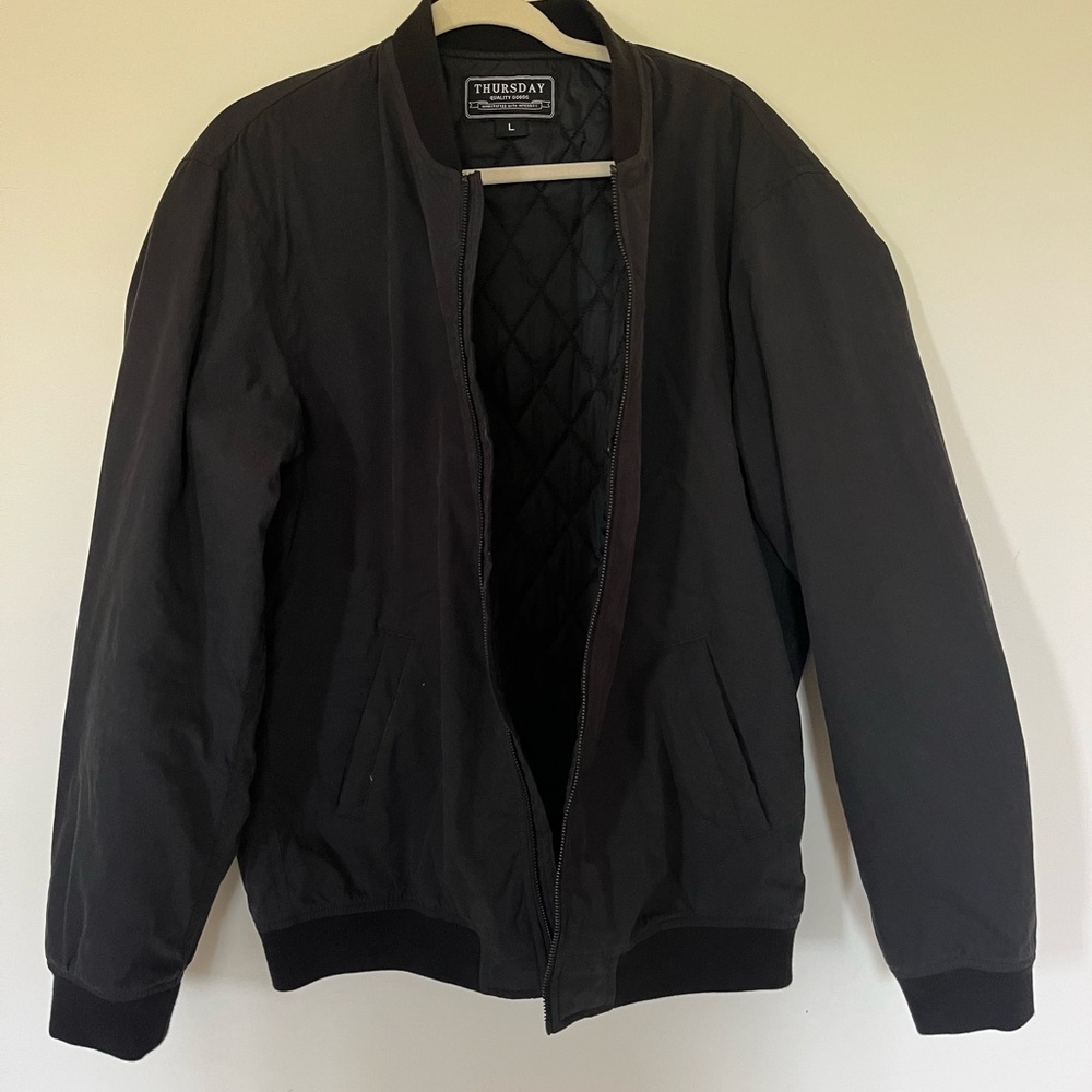 Thursday boot co union bomber jacket Large black - Picture 8 of 8